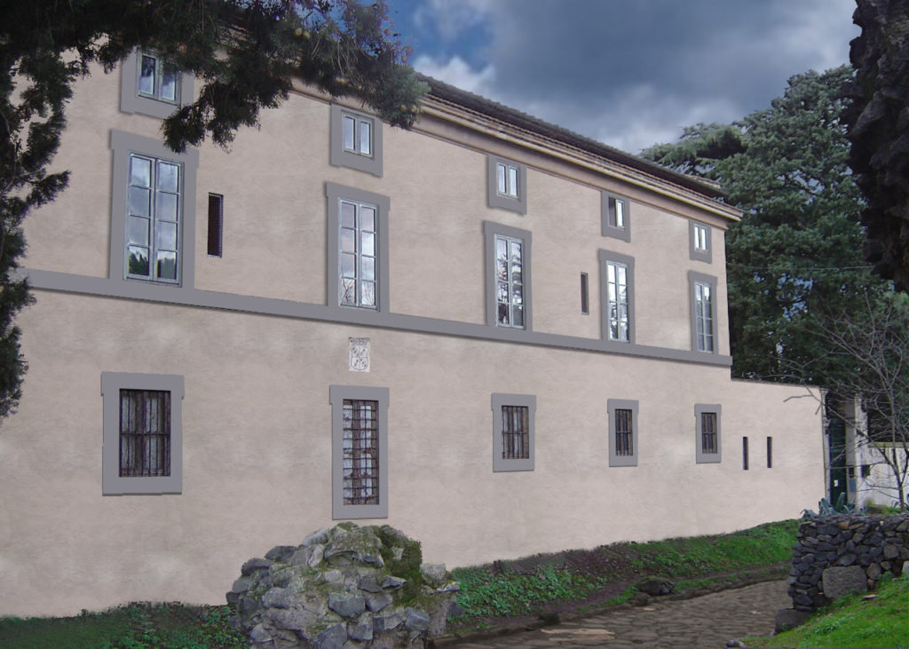 Render restyling facciata edificio storico Appia