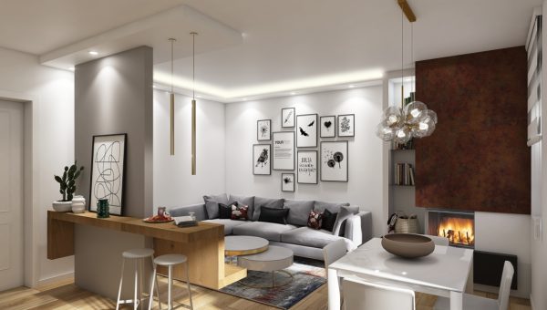 Render zona giorno